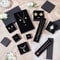 Black Square Jewelry Organizer Display Box For Engagement Ring Earring Necklace Brooch Bracelet Gif 0