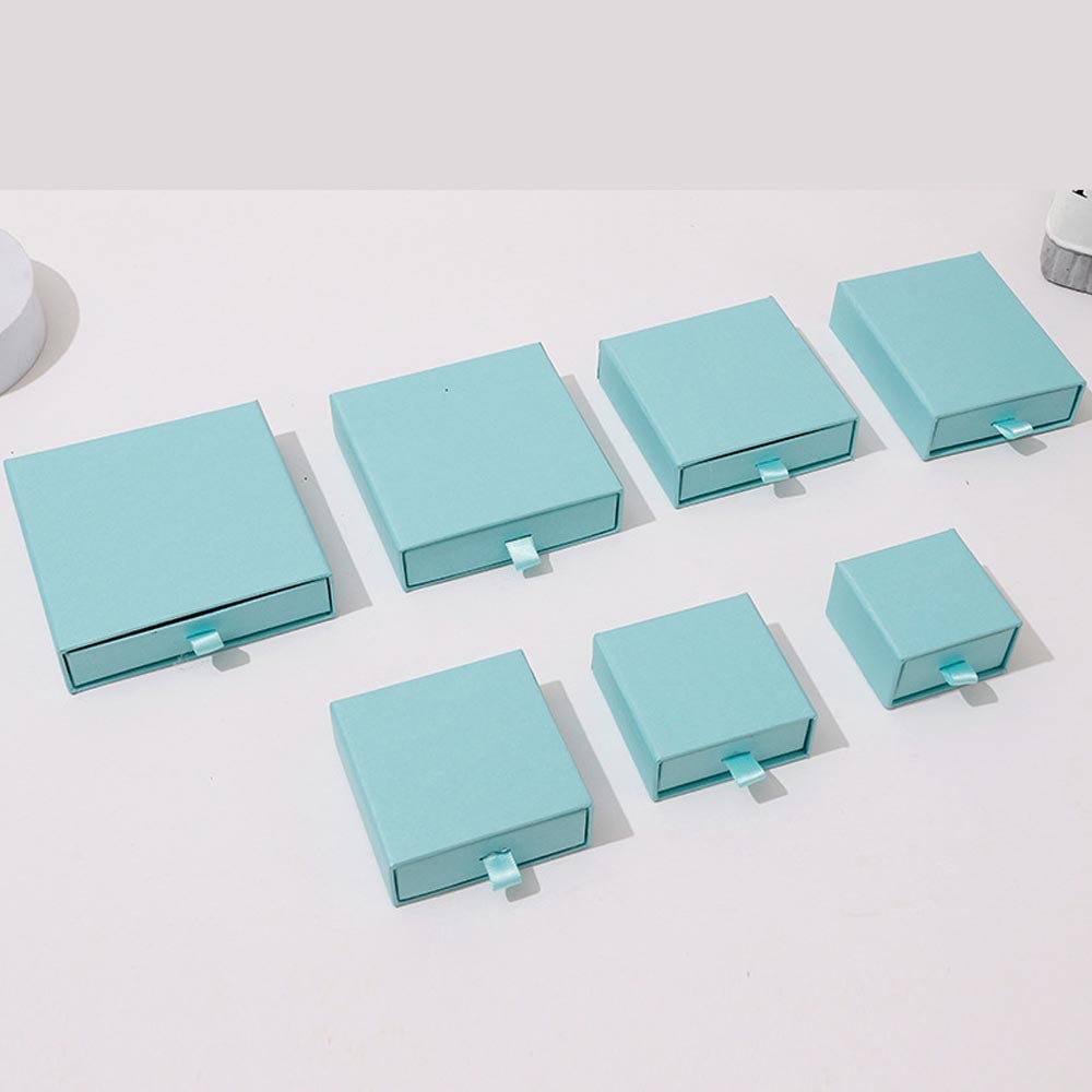 Paper Jewelry Gift Box For Necklace Ring Earrings Bracelet Stud Organizer Wedding Favors Jewellery 10