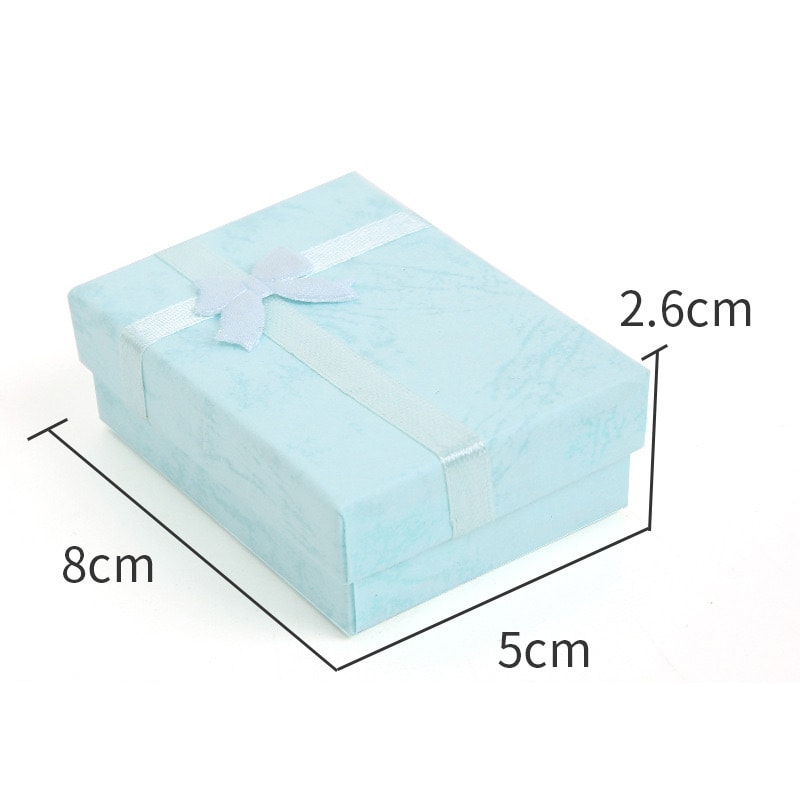 Assorted Colors Jewelry Sets Display Box Necklace Earrings Ring Box Packaging Gift Box 9