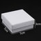 White Kraft Paper Square Jewelry Organizer Box Display Gift Boxes Engagement Ring Necklace Bracelet 3