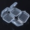 Portable Earring Ring Earplugs Packaging Storage Case Transparent Box