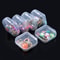 Portable Earring Ring Earplugs Packaging Storage Case Transparent Box