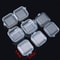 Portable Earring Ring Earplugs Packaging Storage Case Transparent Box