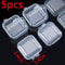Portable Earring Ring Earplugs Packaging Storage Case Transparent Box
