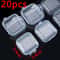 Portable Earring Ring Earplugs Packaging Storage Case Transparent Box