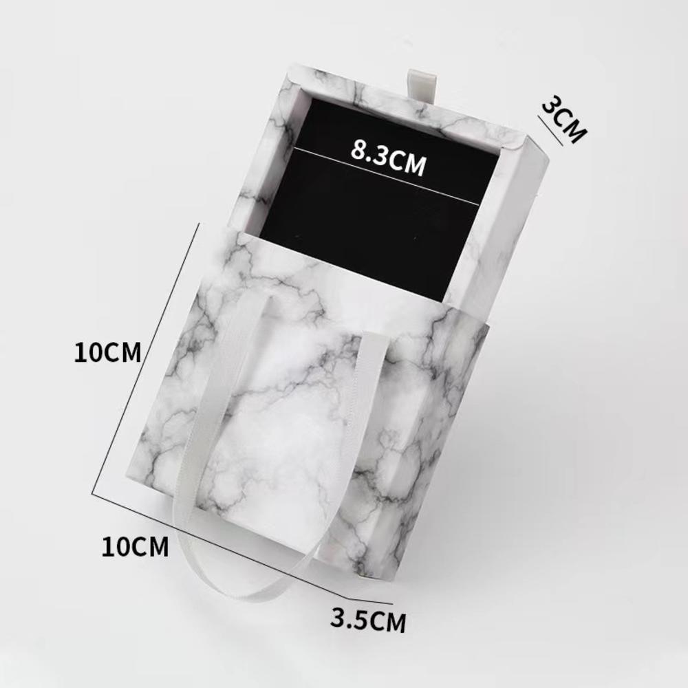 Dustproof Jewelry Box Storage Case With Paper Drawer Ring Earrings Necklace Display Box And Storage 1