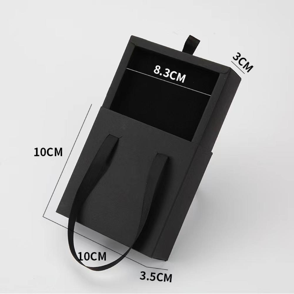 Dustproof Jewelry Box Storage Case With Paper Drawer Ring Earrings Necklace Display Box And Storage 3