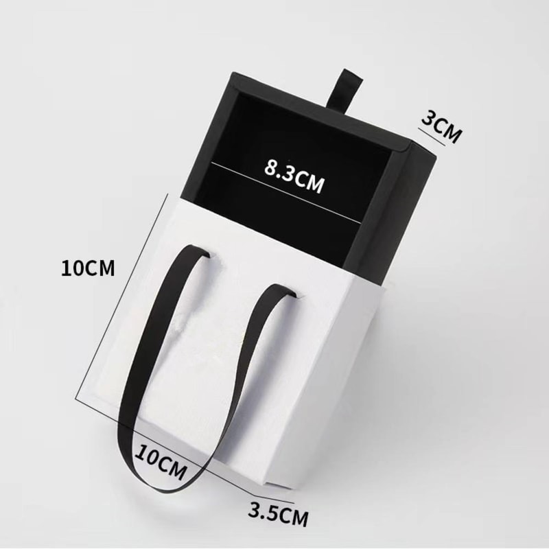 Dustproof Jewelry Box Storage Case With Paper Drawer Ring Earrings Necklace Display Box And Storage 6