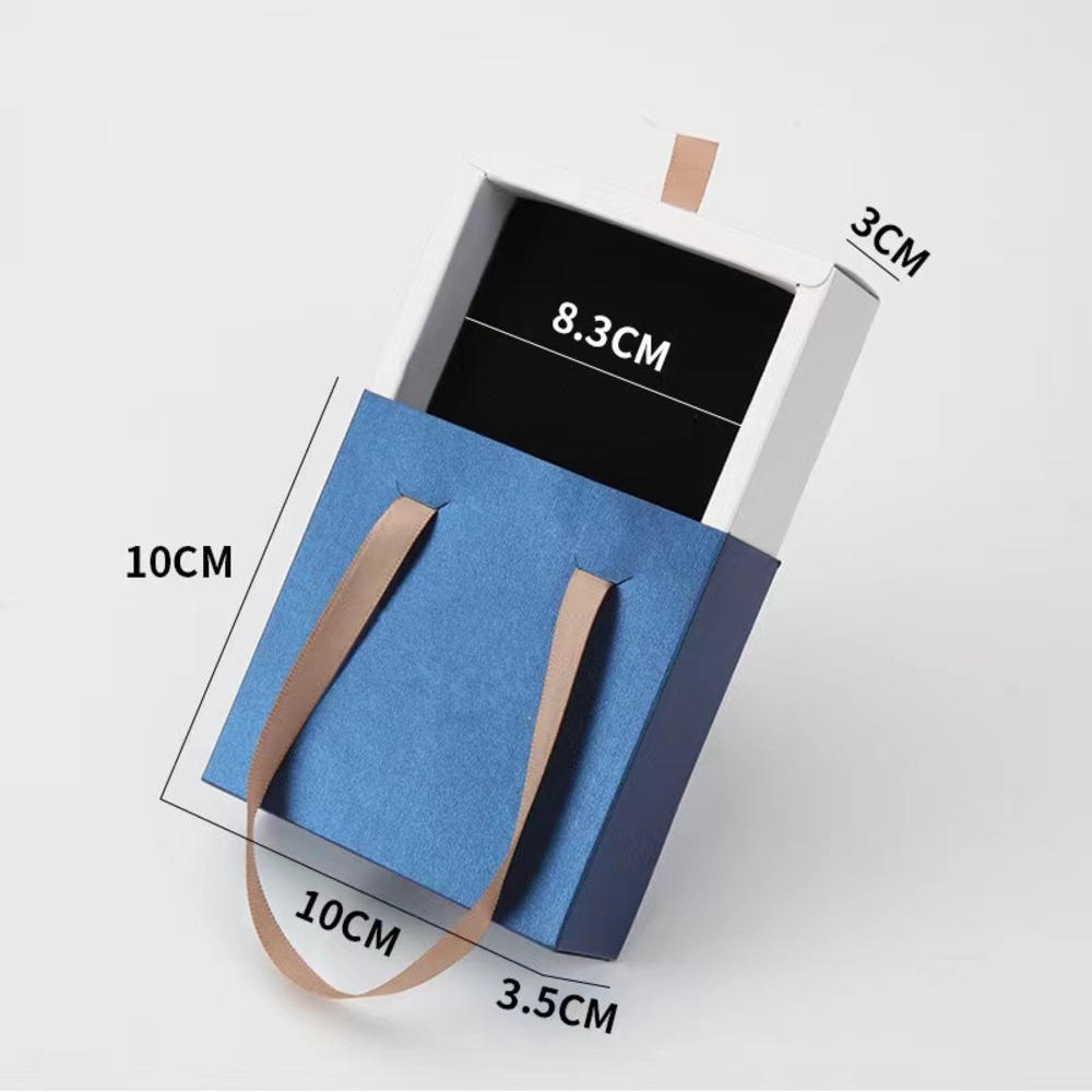 Dustproof Jewelry Box Storage Case With Paper Drawer Ring Earrings Necklace Display Box And Storage 8