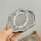 Creative Jewelry Storage Tray Cloud Design Electroplated Desktop Jewelry Dish for Rings Earrings