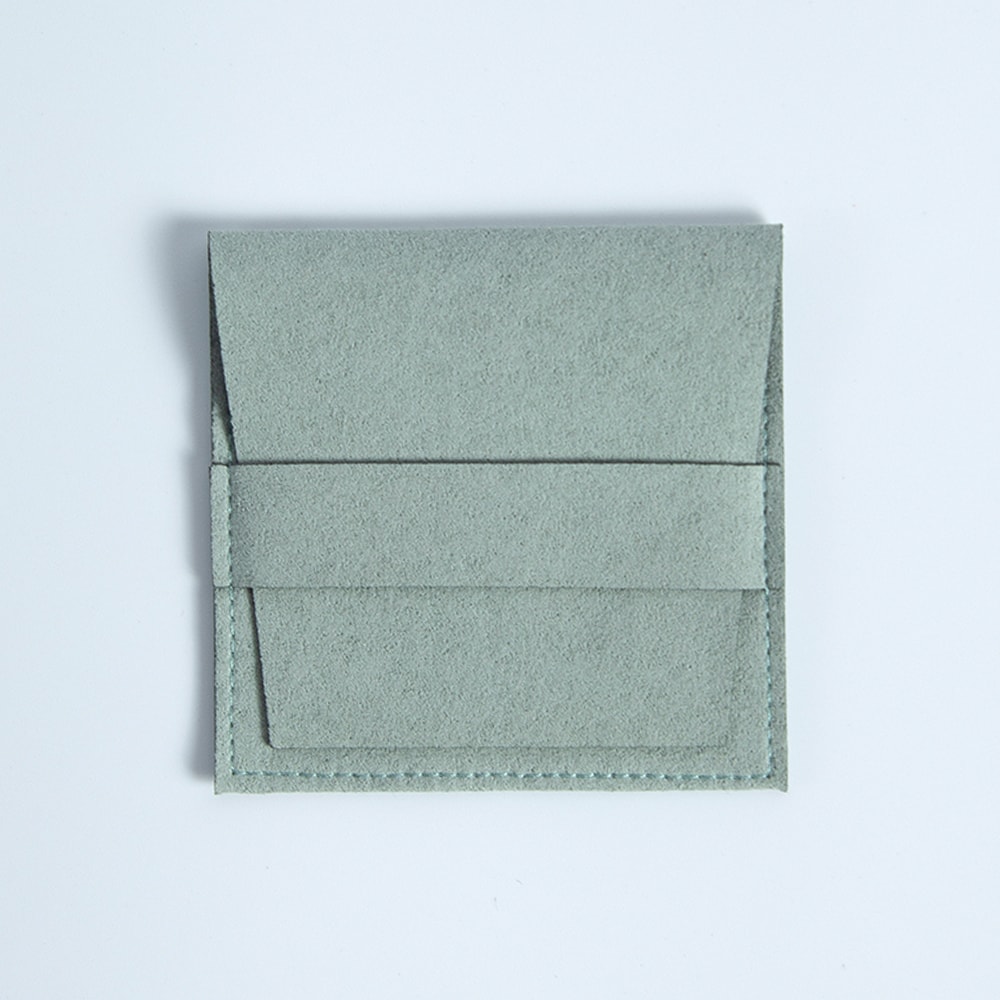 Jewelry Storage Pouch Velvet Microfiber Suede Envelope 62x62cm 8x8cm Flap Strip Pouch For Rings Ear 10