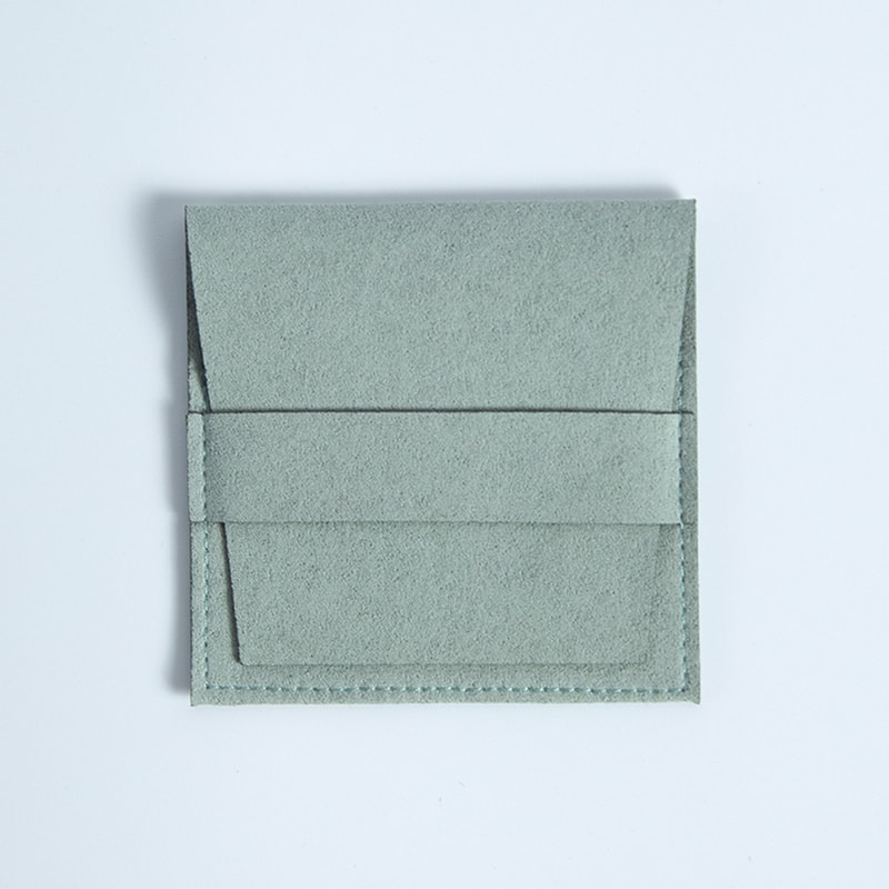 Jewelry Storage Pouch Velvet Microfiber Suede Envelope 62x62cm 8x8cm Flap Strip Pouch For Rings Ear 10