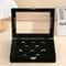Jewelry Display Organizer Box High Capacity Flannel Storage Box With Cover Dust Proof Wedding Gift 8