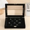 Jewelry Display Organizer Box High Capacity Flannel Storage Box With Cover Dust Proof Wedding Gift 8