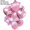 Rose Gold Confetti Balloons Star Heart Party Wedding Anniversary Globos Supplies 5