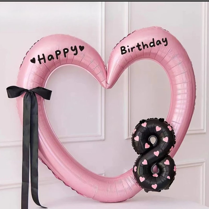 Cute Love Balloons Baby Shower Wedding Party Gifts Hollow Out Love Heart Balloon Birthday Party Dec 11