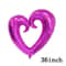 Love Heart Bear Foil Balloon Valentines Day Party Decor Wedding Decorations Kids Toy Helium Balloon 1