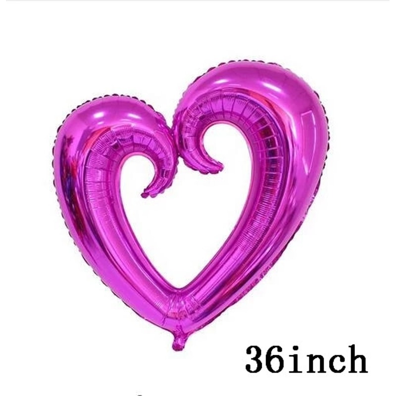 Love Heart Bear Foil Balloon Valentines Day Party Decor Wedding Decorations Kids Toy Helium Balloon 1