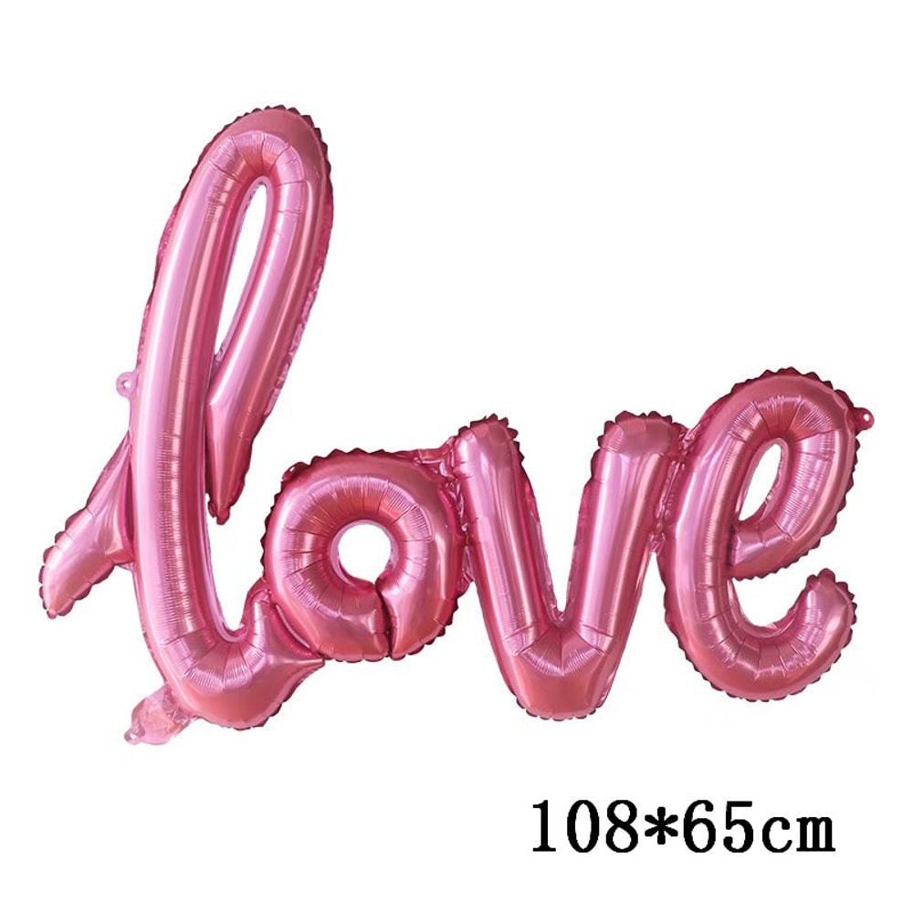 Love Heart Bear Foil Balloon Valentines Day Party Decor Wedding Decorations Kids Toy Helium Balloon 3