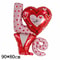 Love Heart Bear Foil Balloon Valentines Day Party Decor Wedding Decorations Kids Toy Helium Balloon 6