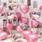 Helium Love Heart Foil Balloons For Wedding Valentines Day Christmas Birthday Party Decor 0