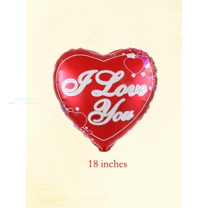 Love Heart Foil Balloons I Love You Heart Helium Balloons Wedding Decorations Valentines Day Engage 3