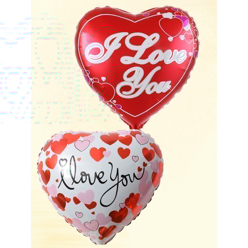 Love Heart Foil Balloons I Love You Heart Helium Balloons Wedding Decorations Valentines Day Engage 4
