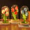Creative Tulip Night Light Gift For Girlfriend With Glass Cover PU Simulation Valentines Day Decora 0
