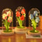 Creative Tulip Night Light Gift For Girlfriend With Glass Cover PU Simulation Valentines Day Decora 0
