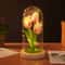 Creative Tulip Night Light Gift For Girlfriend With Glass Cover PU Simulation Valentines Day Decora 5
