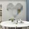 Acrylic Mirror Wall Stickers Circle Square Heart Shaped Wedding Decor Bedroom Art Wall Decals Home 1