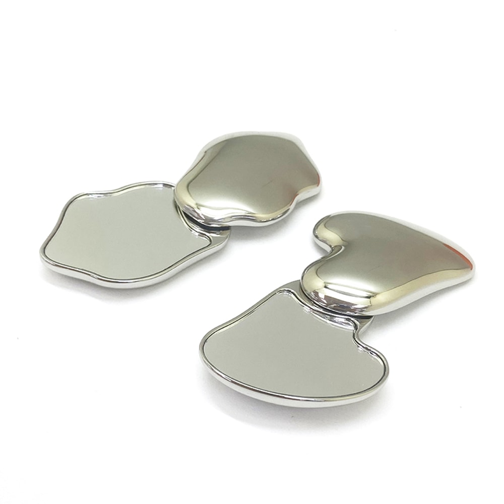 Cute Heart Shape Makeup Mirror Portable Rotating Handheld Mirror Cosmetic Beauty Tool For Students 3