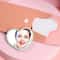 Portable Heart Makeup Mirror Small Compact Cosmetic Hand Mirror for Women and Students