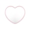 Portable Heart Makeup Mirror Small Compact Cosmetic Hand Mirror for Women and Students
