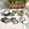 Portable Travel Love Mirrors Heart-shaped Mini Beauty Makeup Mirror Dormitory Glass Girl Gift