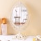 Style Retro DoubleSided Desktop Mirror Heart Circle Shape Vanity Mirror For Dorm Bedroom Countertop 0