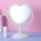 Style Retro DoubleSided Desktop Mirror Heart Circle Shape Vanity Mirror For Dorm Bedroom Countertop 2
