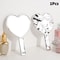 Love Heart Handheld Makeup Mirror With Female Handle Vanity Cosmetic Beauty Tool 6