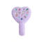 Cute Creative Plush DiamondEncrusted Handheld HeartShaped Mirror Portable Makeup Mirror For Girls 1