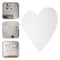 Self Adhesive Heart Shaped Mirror Wall Sticker Removable Decals for Home Decoration