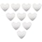 Heart Shaped Lenses Mirrors For Crafts Portable Tiles Small Sticker Vanity 3
