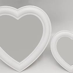 cute heart-shaped cosmetic mirror, elegant wall decor for girls, gift for women, bedroom living room mirror