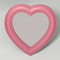Cute HeartShaped Cosmetic Mirror Elegant Wall Decor For Girls Gift For Women Bedroom Living Room Mi 4