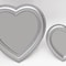 Cute HeartShaped Cosmetic Mirror Elegant Wall Decor For Girls Gift For Women Bedroom Living Room Mi 9