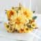 Artificial Flowers Silk Dahlia Rose Daisy Home Wreath Bonsai Wedding Bridal Bouquet For Festival Di 8