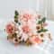 Artificial Flowers Silk Dahlia Rose Daisy Home Wreath Bonsai Wedding Bridal Bouquet For Festival Di 9