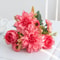 Artificial Flowers Silk Dahlia Rose Daisy Home Wreath Bonsai Wedding Bridal Bouquet For Festival Di 10