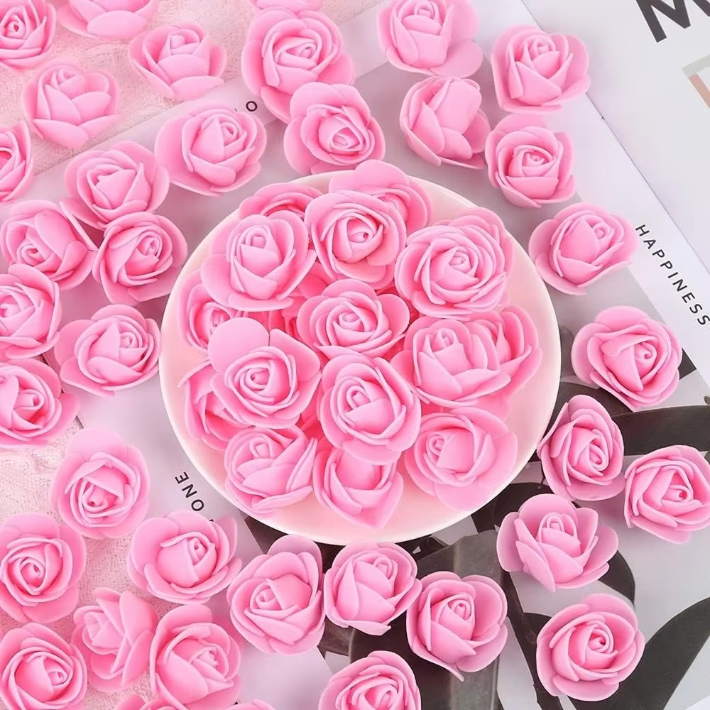 DIY Foam PE Rose Heads For Valentines Day Wedding Candy Box And Bride Accessory 1