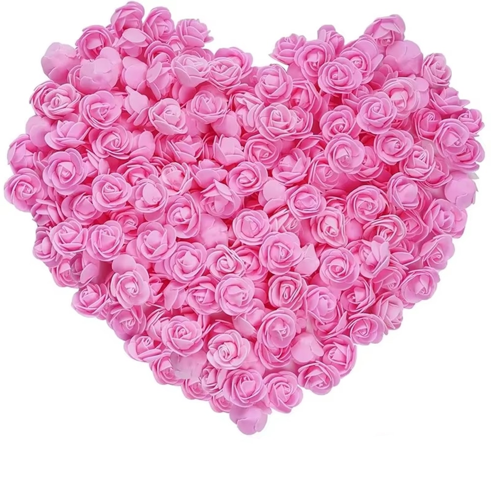 DIY Foam PE Rose Heads For Valentines Day Wedding Candy Box And Bride Accessory 2