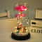 Rose Gifts For Mom Galaxy Glass Rose Forever Eternal Crystal Flower Light Up Rose In Glass Dome 7